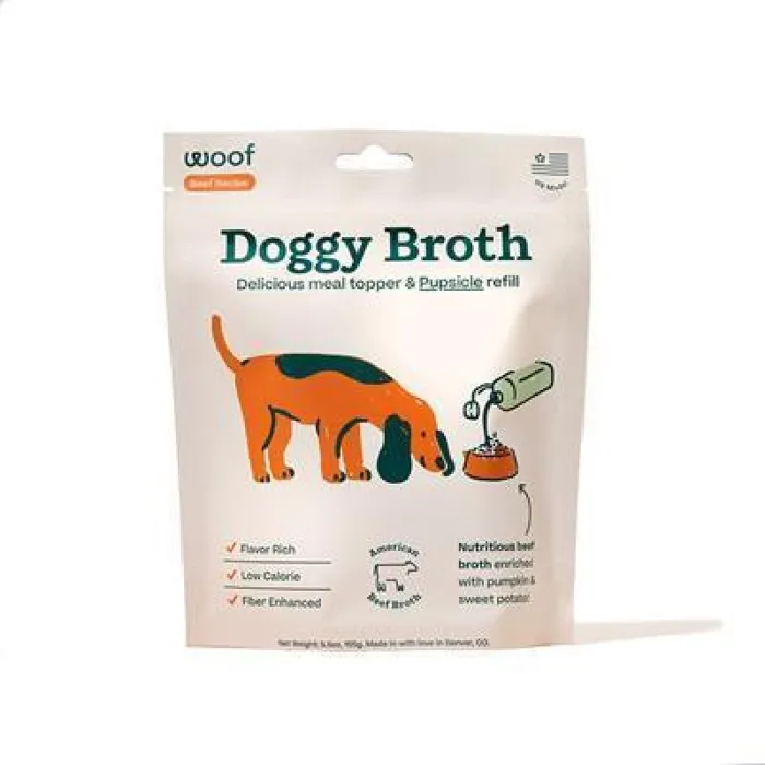 Woof Doggy Beef Broth Powdered 5.5oz