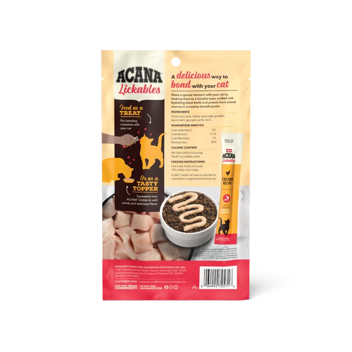 Acana Cat Lickables Chicken 2.5-oz