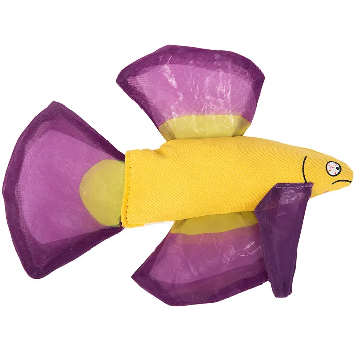 Yeowww! Mo Betta Fish Purple 6.5-inch back view