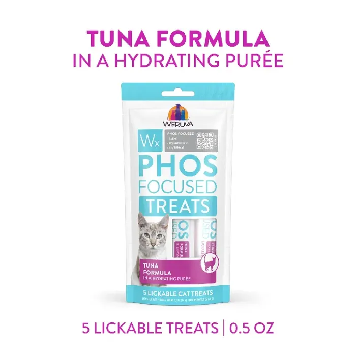 Weruva Wx Phos Focused Tuna treats product graphic
