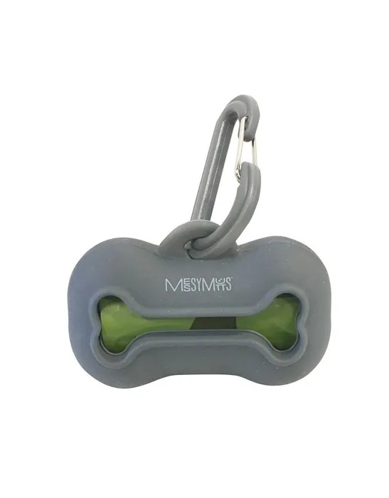 Messy Mutts Waste Bag Holder Grey