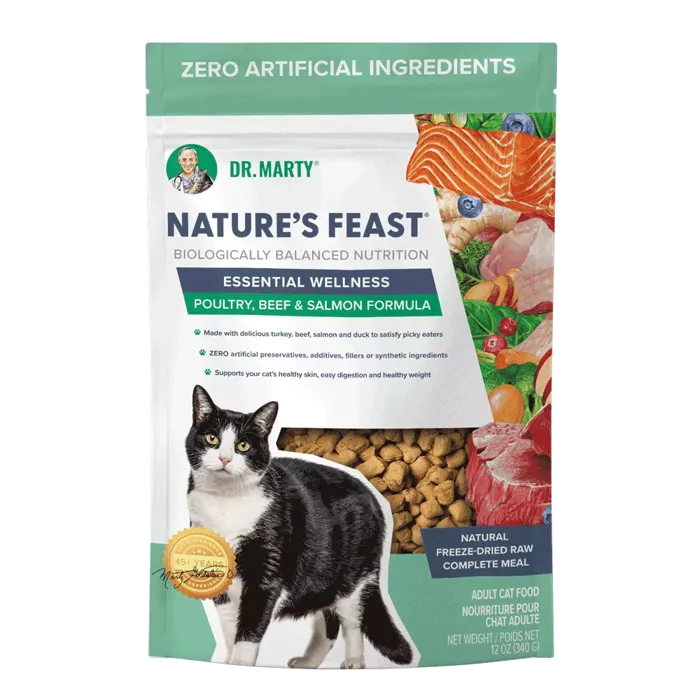 Dr. Marty's Nature's Feast Beef, Salmon & Poultry 5.5-oz front