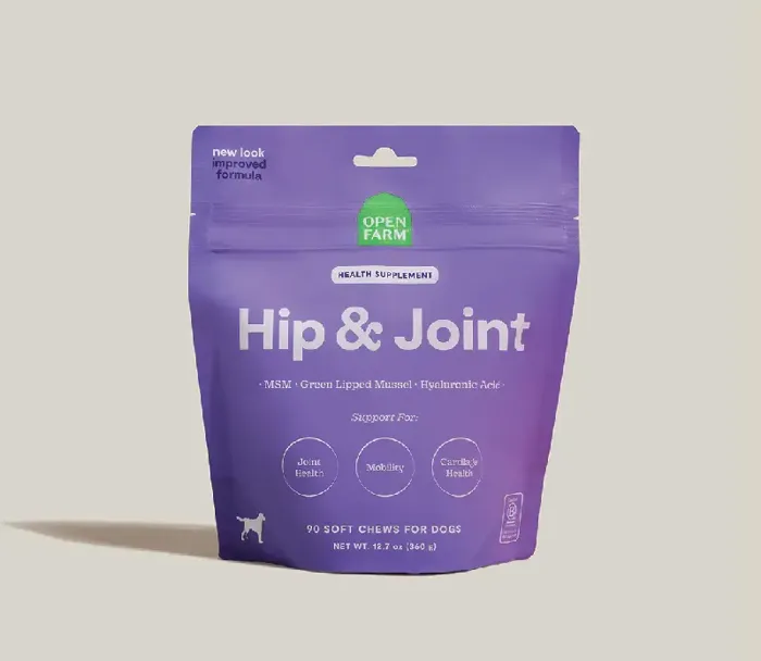 Open Farm Dog Supplement Hip & Joint Chews 90 Ct
