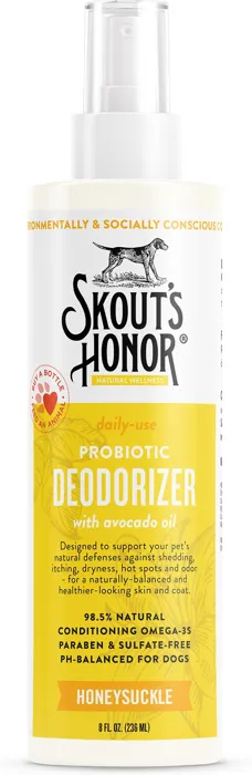 Skouts Honor Probiotic Deodorizer Honeysuckle 8-oz