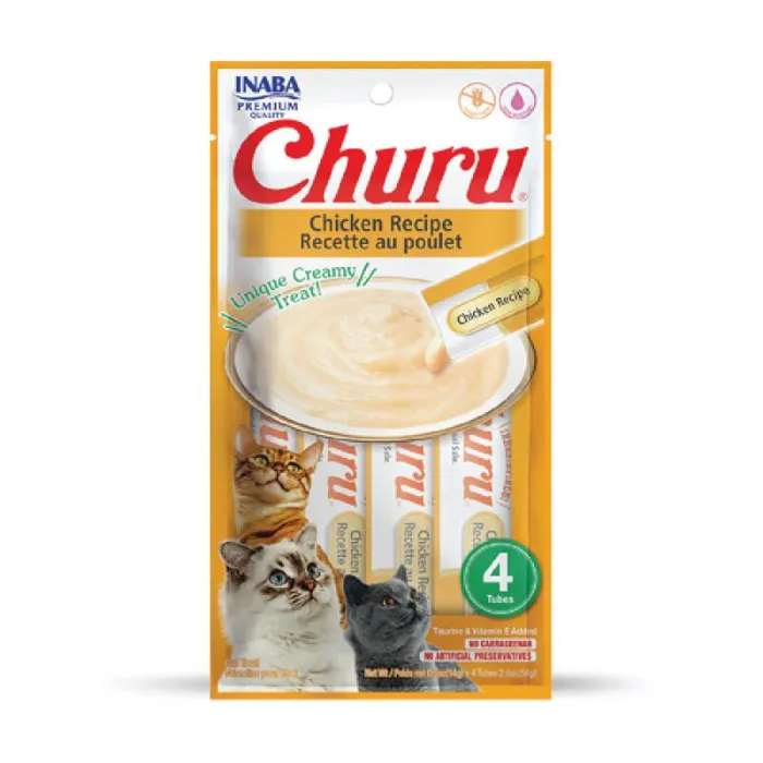 Inaba Ciao Cat Churu Purees Ckn 2-oz