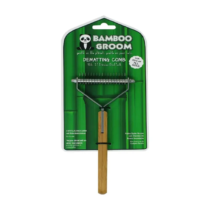 Bamboo Groom 17 Tooth Dematting Comb