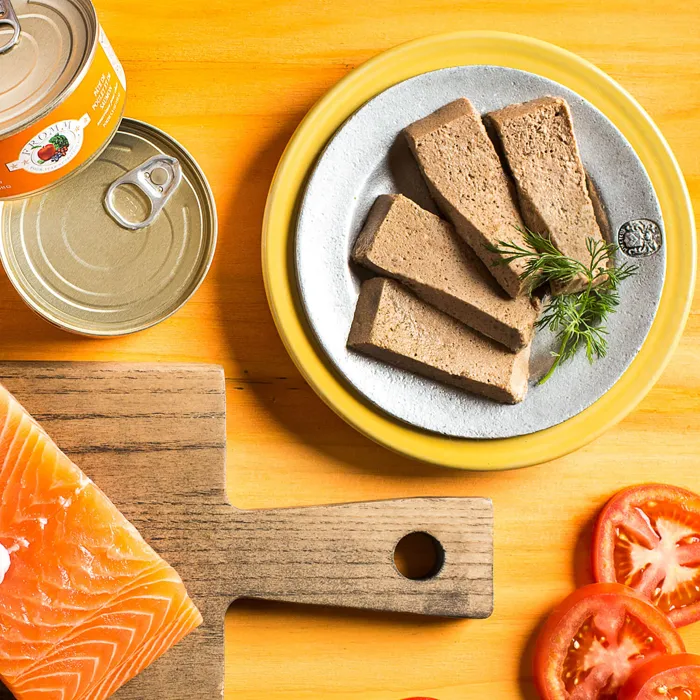 Fromm Four-Star Chicken and Salmon Pate pâté lifestyle