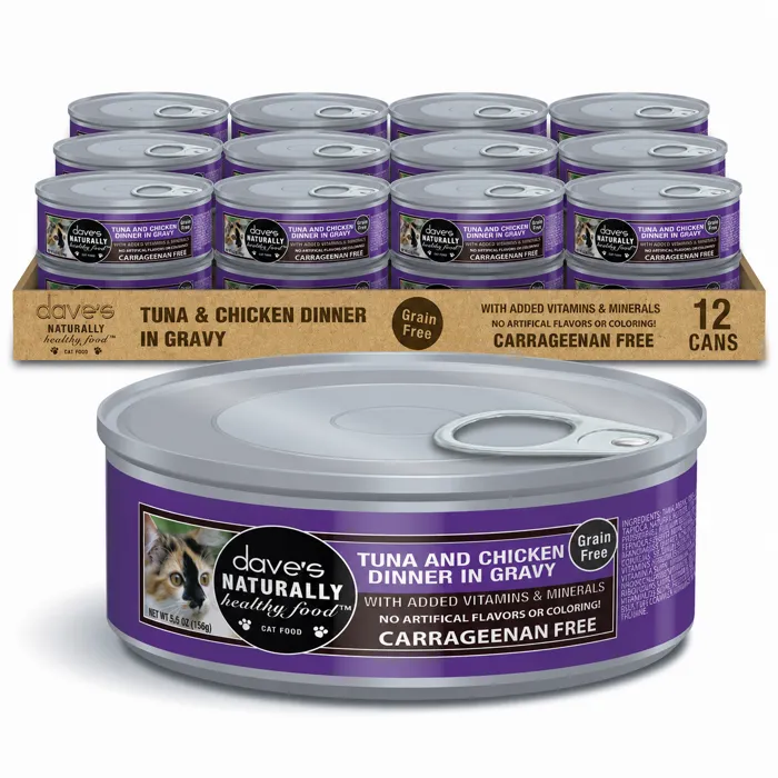 Dave's Naturally Healthy Tuna and Chicken 5.5 oz can front