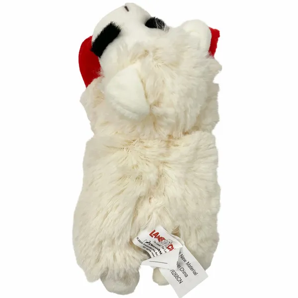 Multipet Lamb Chop plush dog toy 6-inch back view