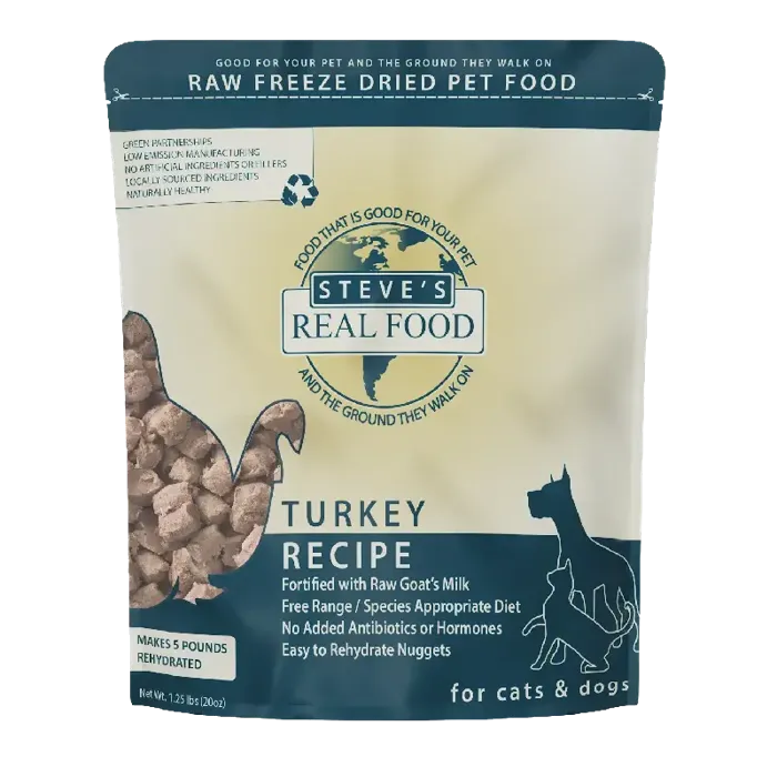 Steve's Real Food Freeze Dried Turkey 1.25-lbs