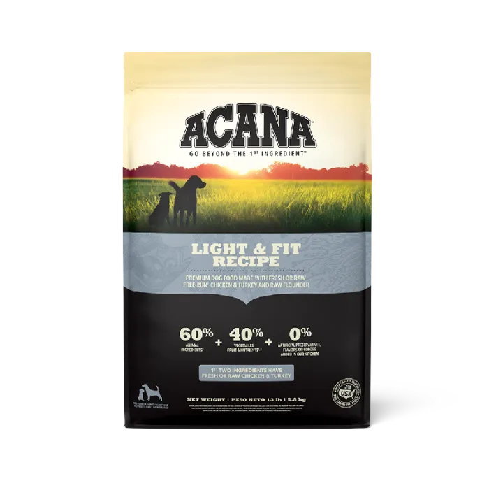 Acana Light & Fit Gf Dry Dog Food 4.5-lb