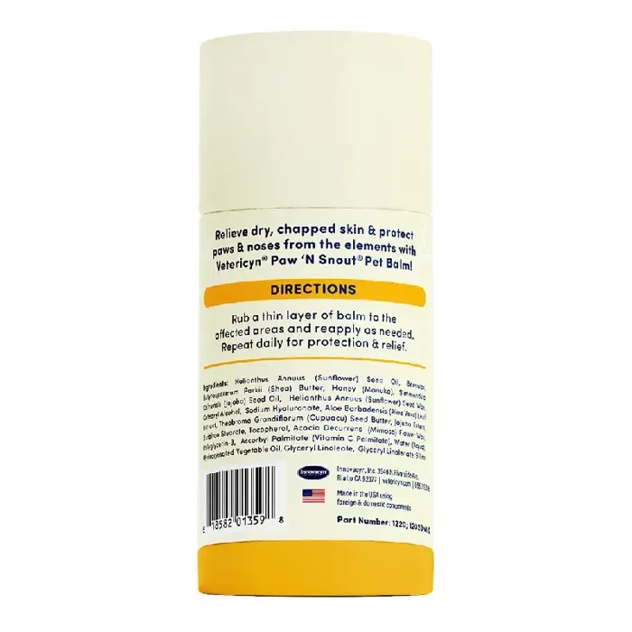 Paw'n Snout Pet Balm 2.5oz 085-1220 Vetercyn 12/cs
