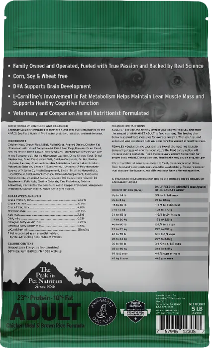 Originals Adult 23% Formula Dry Dog Food 5-lb