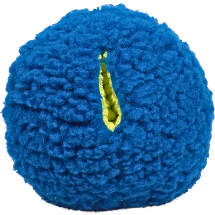 Huggle Hounds Treat Trap large blue ball front view