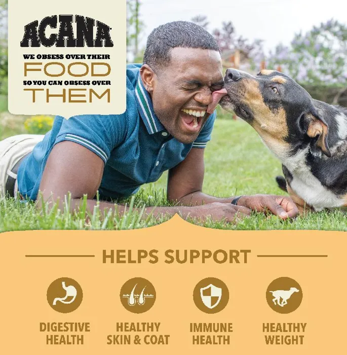 Acana Wholesome Grains Free-run Poultry & Grains Dry Dog Food 4-lb