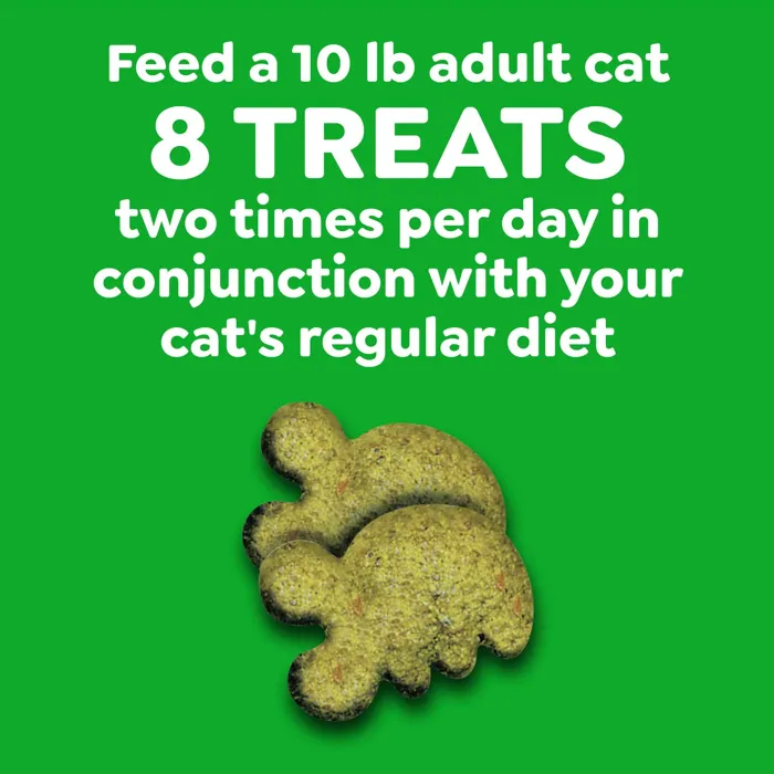 Greenies Feline Savory Salmon feeding guide treats
