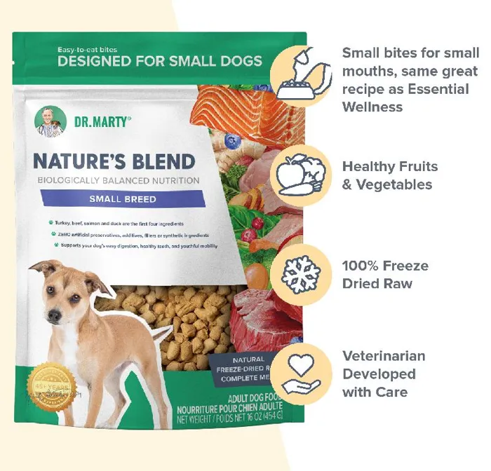 Dr Marty Dog Food Fd Nature's Blend Small Breed 16-oz