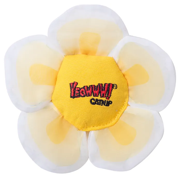 Yeowww Catnip Daisy's Flower Tops White