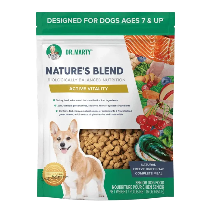 Dr. Marty Nature's Blend Freeze-dried Dog Active Vitality 16-oz