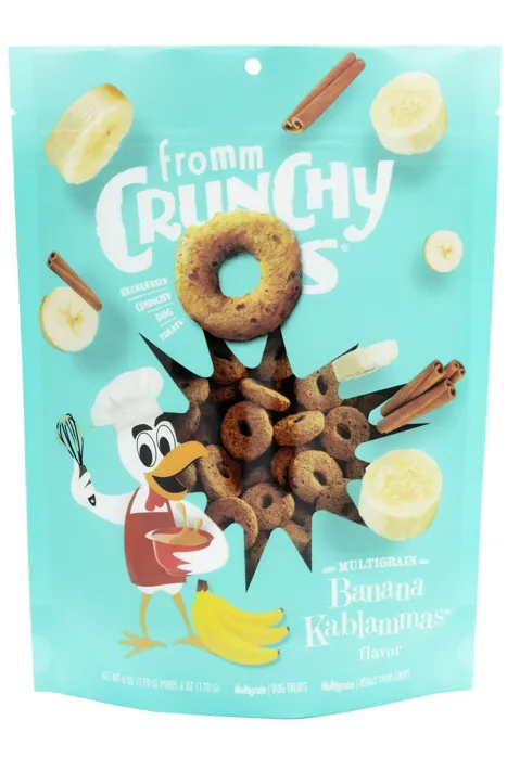 Fromm Crunchy O's Banana Kablammas Dog Trt 6-oz