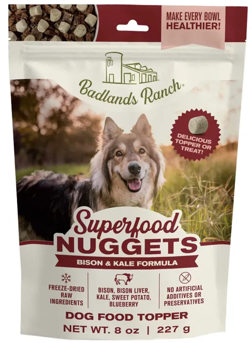 Superfood Nuggets Bison And Kale 8oz Brpnb8oz Badlands 6/cs