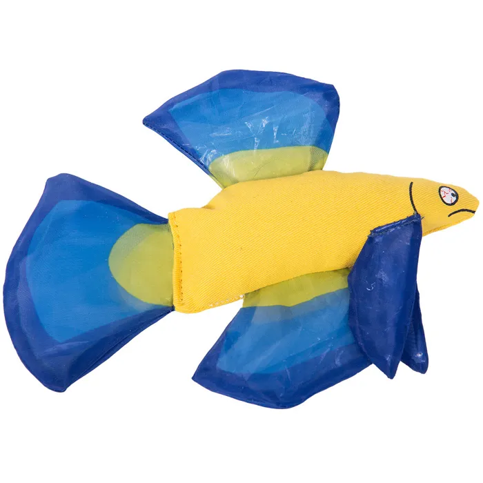 Yeowww! Mo Betta Fish blue back view