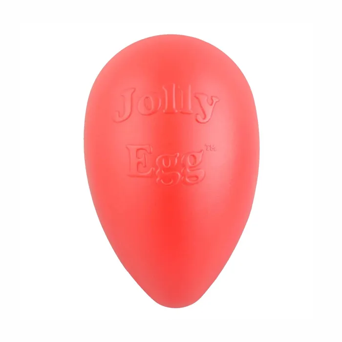 Jolly Pets Jolly Egg red 12-inch front view