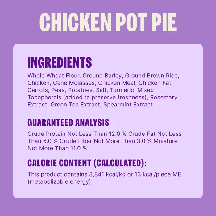 Old Mother Hubbard Chicken Pot Pie ingredients analysis