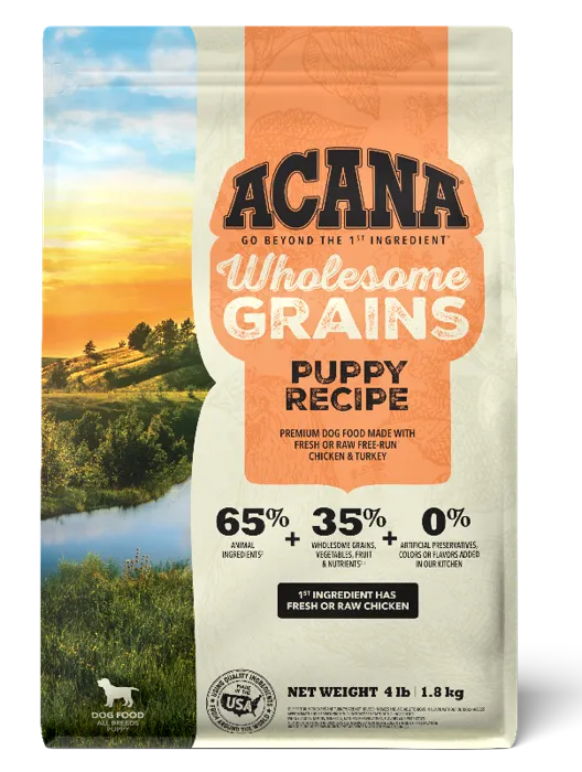 Acana Wholesome Grains Puppy Recipe 4-lb