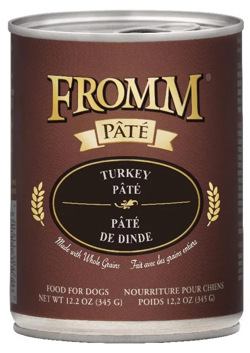 Fromm Turkey Pâté 12.2 oz canned dog food front