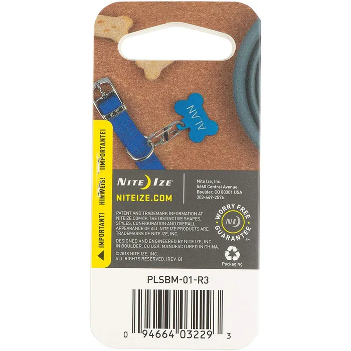 Nite Ize S-Biner TagLock black package back