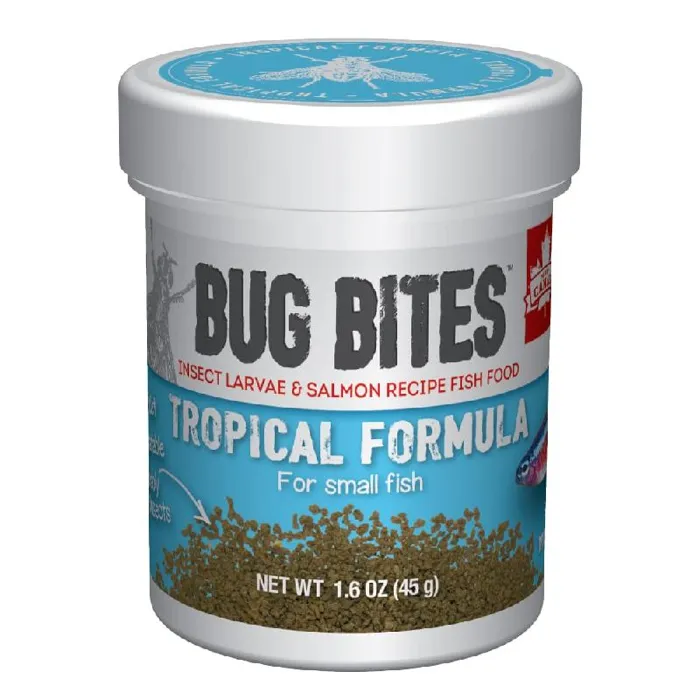 Fl Bugbites Sml Trop Fish Granules 1.6oz