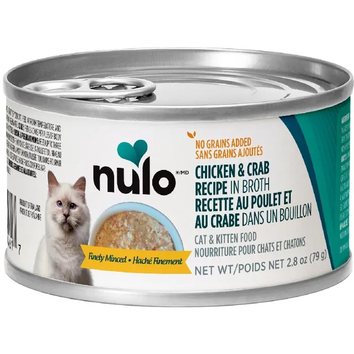 Nulo Cat Finely Minced Chicken & Crab 2.8-oz