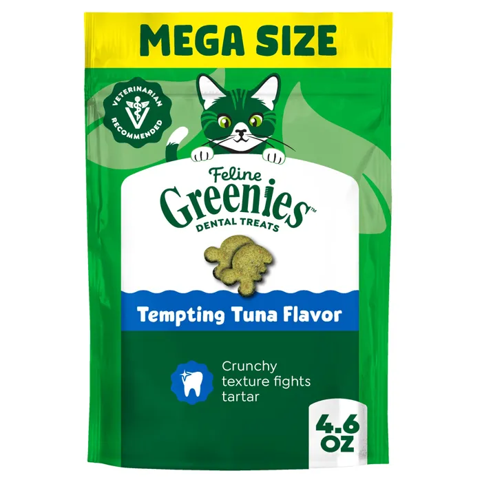 Greenies Feline Tempting Tuna 4.6-ounce pouch front