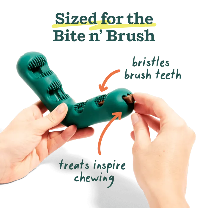 Woof Bite N' Brush Dental Refills 8-oz 18-ct