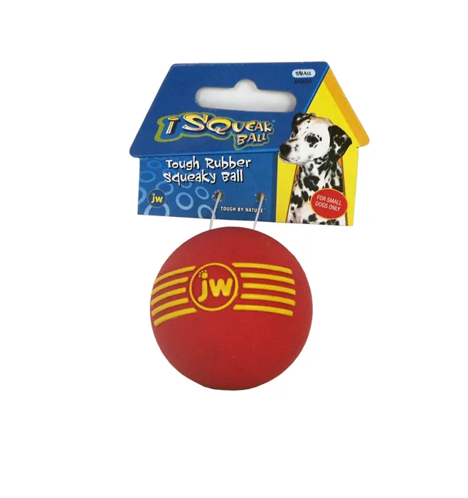 Jw Pet Company Isqueak Ball Rubber Dog Toy Regular