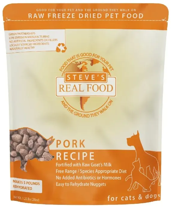 Steve's Freeze Dried Pork Nuggets 1.25-lb