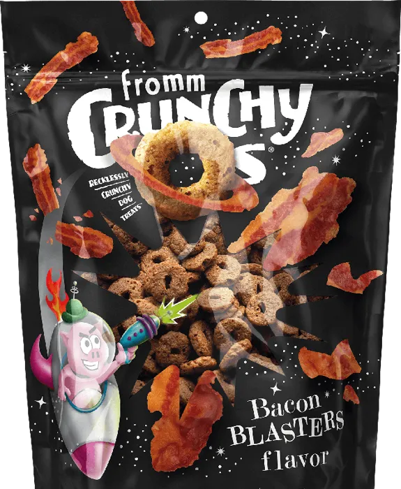 Fromm Dog Crunchy Os Bacon Blasters Treat 26-oz