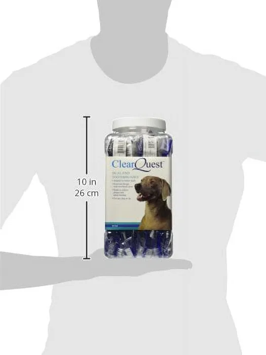 ClearQuest Dual-End Toothbrushes 50-pack size view