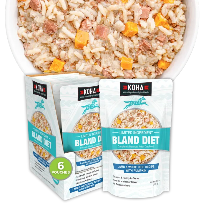 Koha Dog Bland Diet Lamb Pouch 12.5-oz