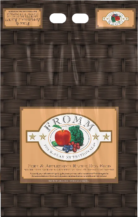 Fromm Four-Star Pork Applesauce 12-lb bag front
