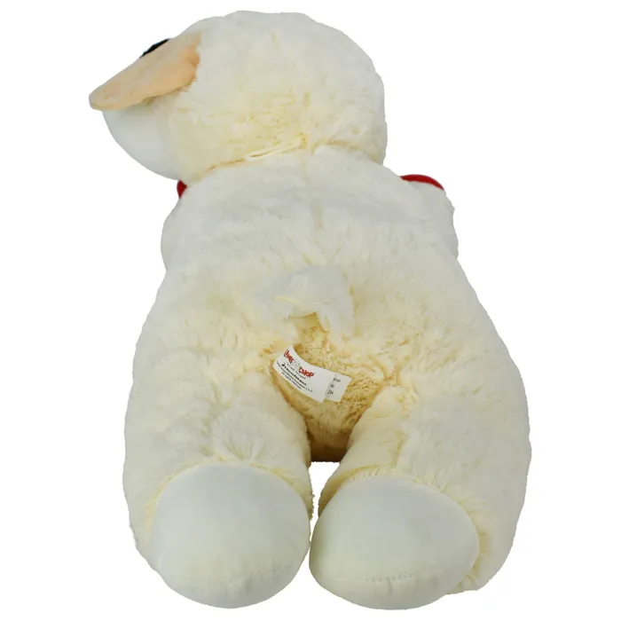Multipet Plush Lamb Chop Jumbo 24-inch back view