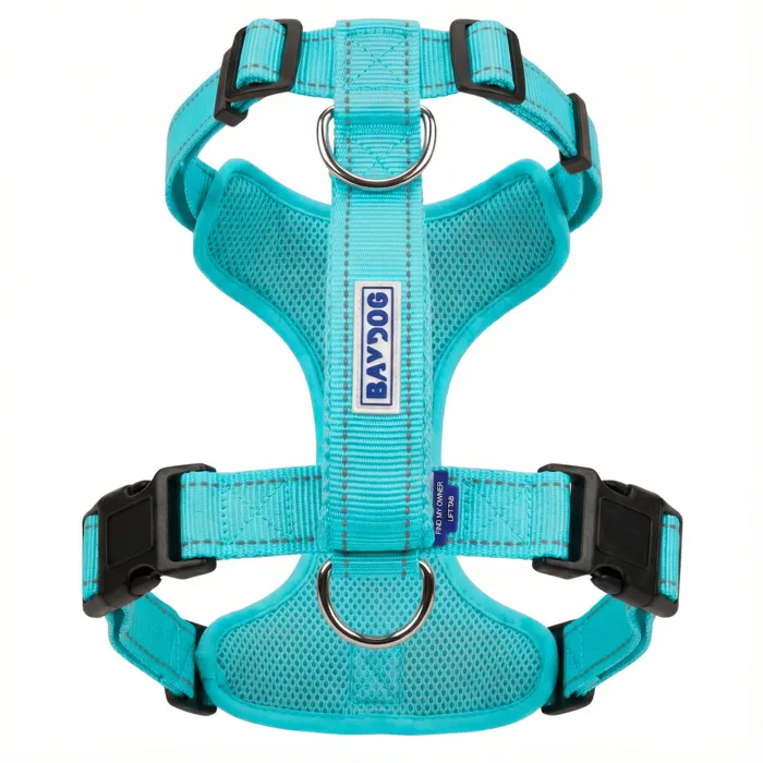Bay Dog Chesapeake Dog Harness Sea Foam Large back view
