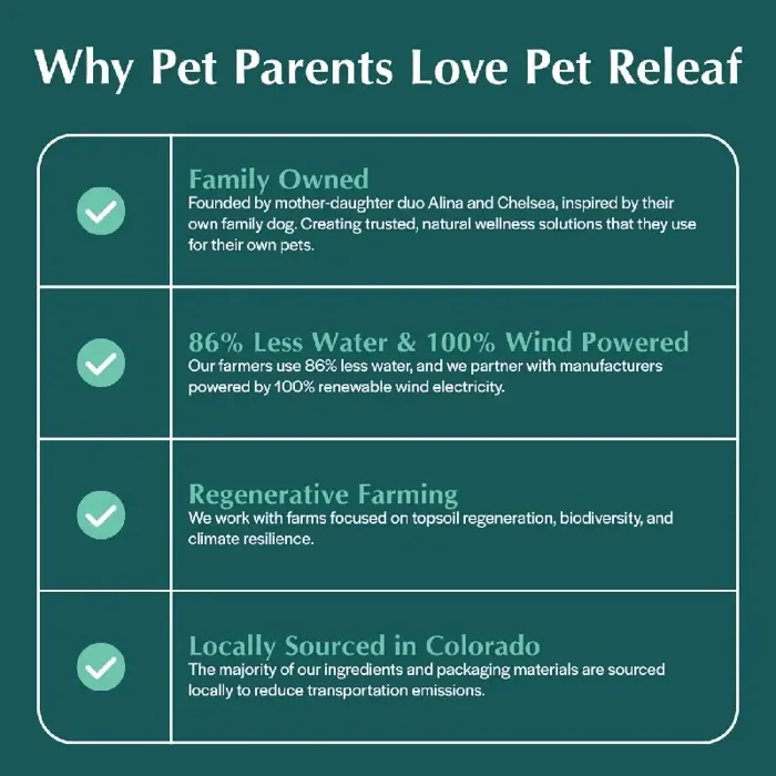 Pet Releaf Dog Daily Releaf 200 Hemp Oil Organic 1-oz