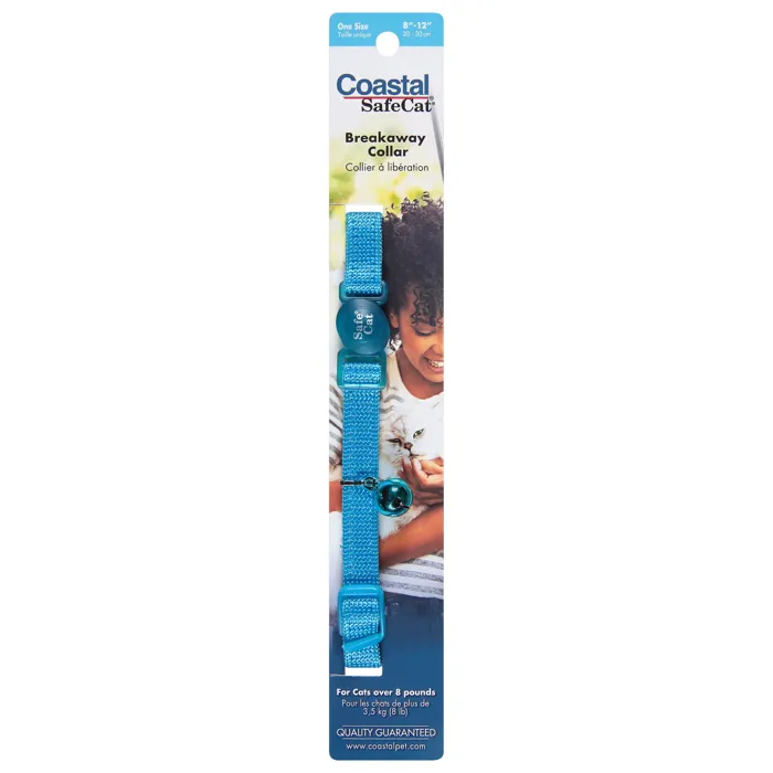 Coastal Safe Cat Blue Lagoon breakaway collar packaging