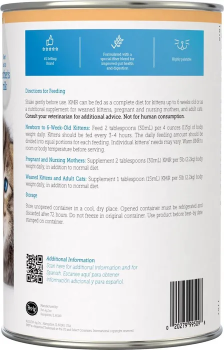 Kmr Milk Replacer For Kittens Liquid 11-oz