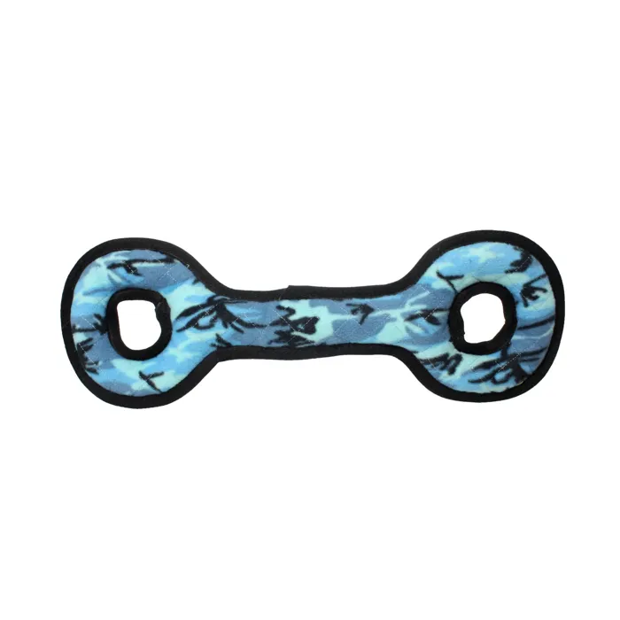 Tuffy Ultimate Tug-O-War Camo Blue back view