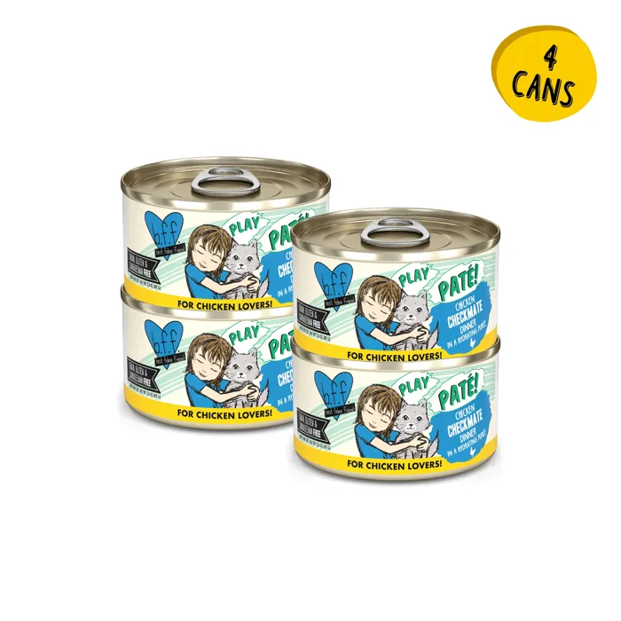 Weruva BFF Play Chicken Checkmate four-can assortment