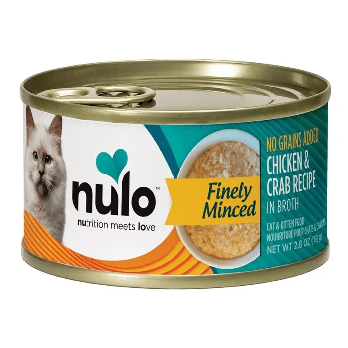 Nulo Cat Finely Minced Chicken & Crab 2.8-oz