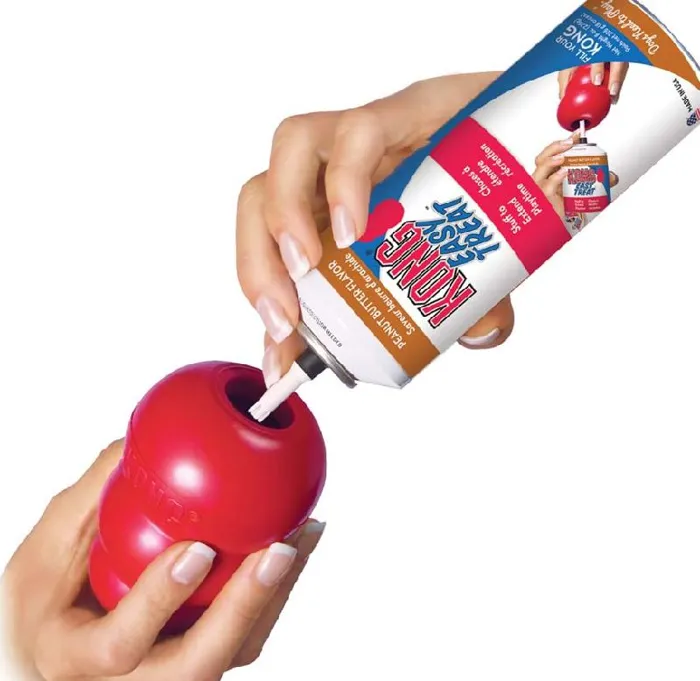 Kong Classic Nat Rubber Bouncy Dog Toy Regular
